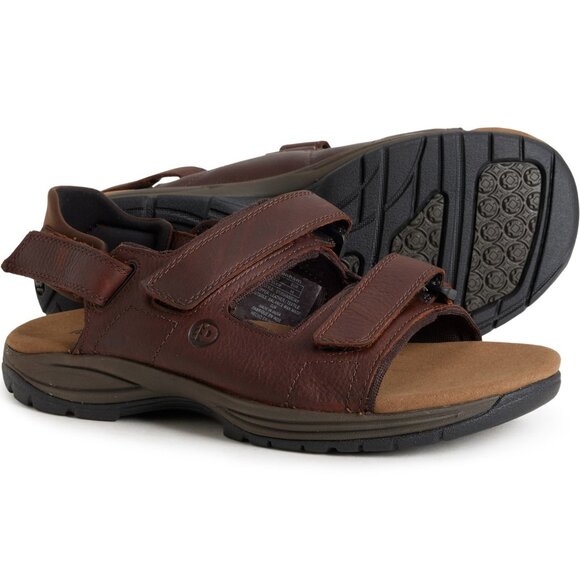 NEW Dunham St. Johnsbury Men\'s Sandal Shoe Brown Leather Size 11 Water Resistant